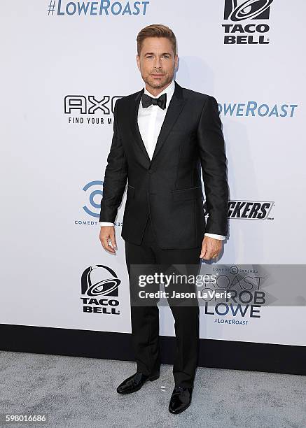 Actor Rob Lowe attends the Comedy Central Roast of Rob Lowe at Sony Studios on August 27, 2016 in Los Angeles, California.