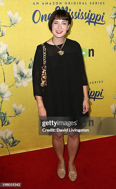 Screenwriter Diablo Cody attends the premiere of Amazon Instant Video's "One Mississippi" at The London West Hollywood on August 30, 2016 in West...