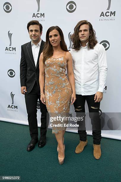 The Band Perry attends the 10th Annual ACM Honors at Ryman Auditorium on August 30, 2016 in Nashville, Tennessee.