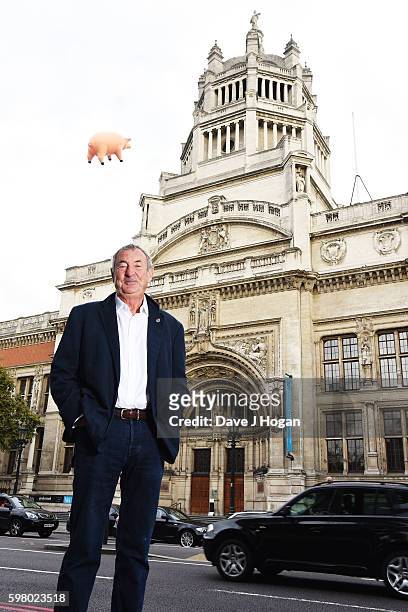Nick Mason attends the announcement of "Their Mortal Remains" a Pink Floyd exhibition at The V&A on August 31, 2016 in London, England.