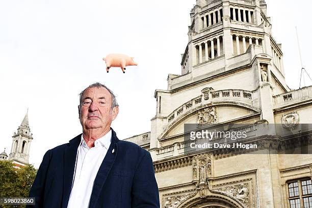 Nick Mason attends the announcement of "Their Mortal Remains" a Pink Floyd exhibition at The V&A on August 31, 2016 in London, England.