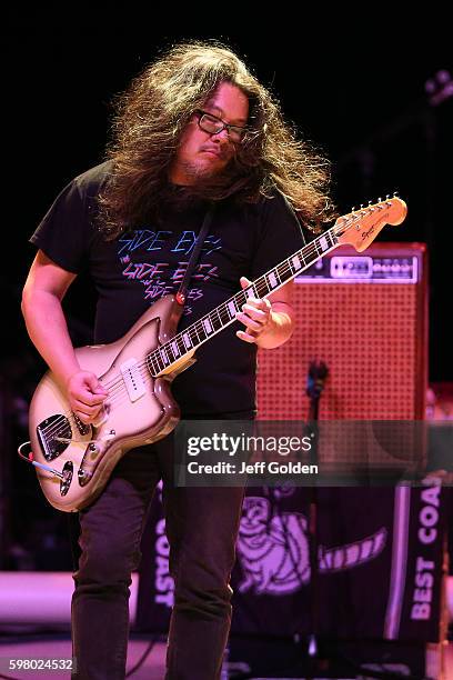 Bobb Bruno of Best Coast performs at The Greek Theatre on August 30, 2016 in Los Angeles, California.