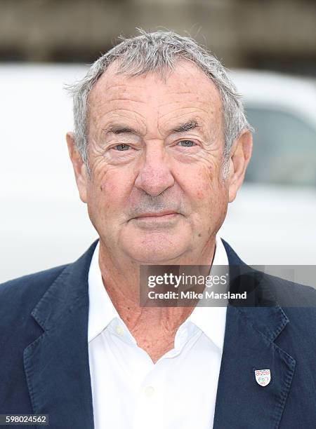 Nick Mason attends a photocall as the first ever Pink Floyd exhibition in the UK is announced at Victoria & Albert Museum on August 31, 2016 in...