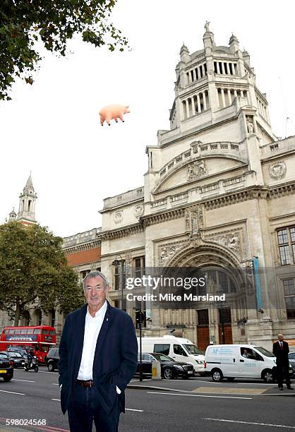 Nick Mason attends a photocall as the first ever Pink Floyd exhibition in the UK is announced at Victoria & Albert Museum on August 31, 2016 in...