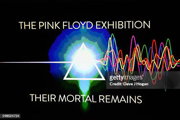 General view of the atmosphere during the announcement of "Their Mortal Remains" a Pink Floyd exhibition on from 13 May to 1 October 2017 at The V&A...