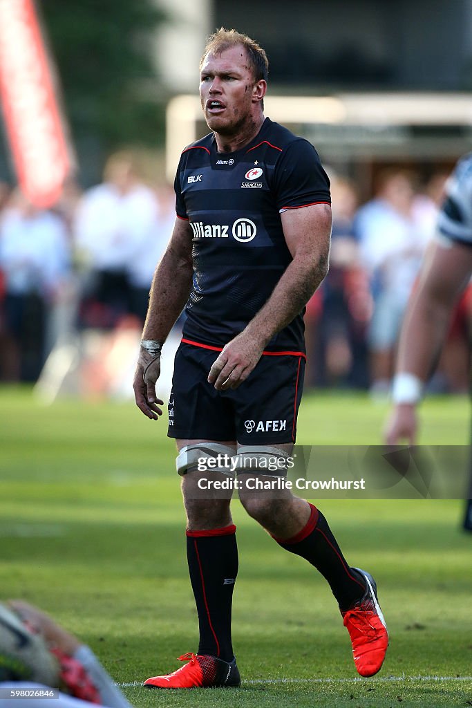 Saracens v London Scottish FC Pre-season Friendly