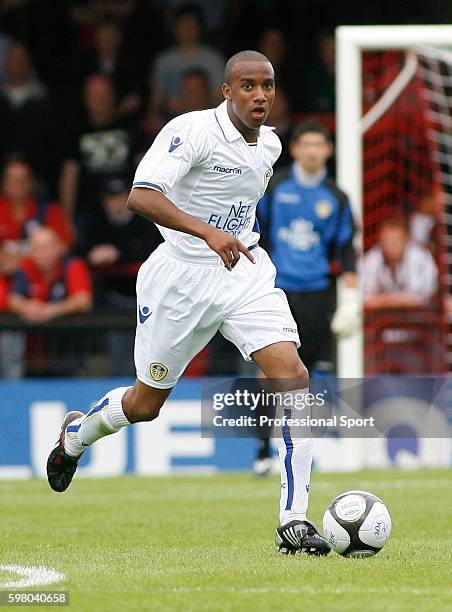 Fabian Delph of Leeds United in action during the Pre Season Friendly Match between York City and Leeds United at Kitkat Crescent in York on 12th...