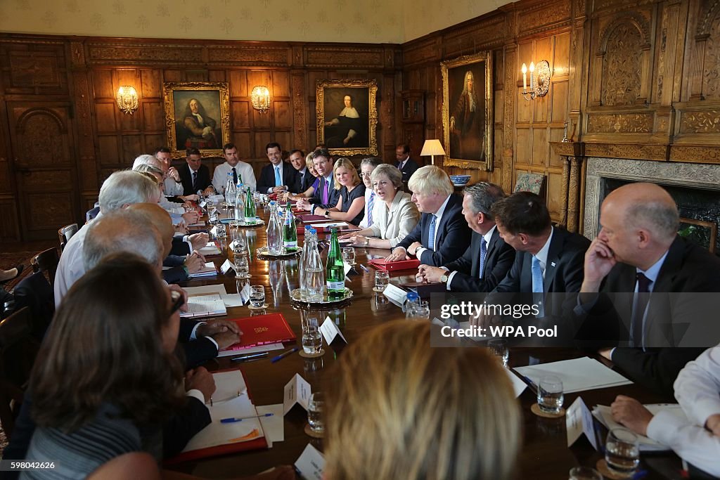 The Prime Minister Holds A Cabinet Meeting At Chequers