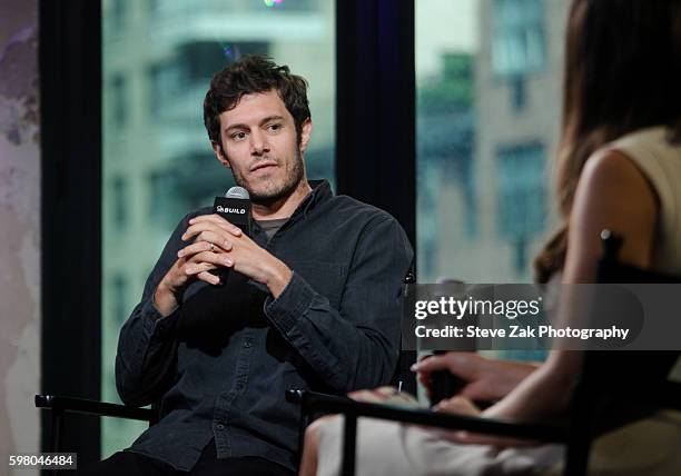 Actor Adam Brody attends Build Series to discuss his new Crackle scripted drama "StartUp" at AOL HQ on August 31, 2016 in New York City.