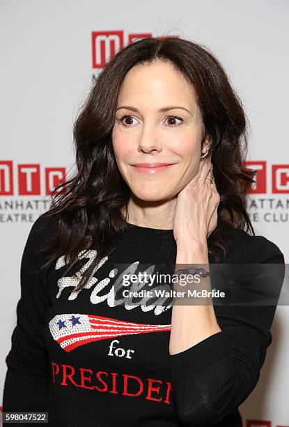 Mary-Louise Parker attends the 'Heisenberg' Cast Photocall at the Manhattan Theater Club on August 31, 2016 in New York City.