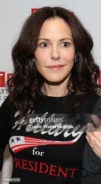 Mary-Louise Parker attends the 'Heisenberg' Cast Photocall at the Manhattan Theater Club on August 31, 2016 in New York City.