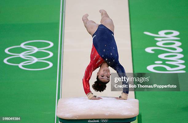 Aly Raosman Rio 80 Aly Raisman Vault Stock Photos, High-Res Pictures, and Images ...