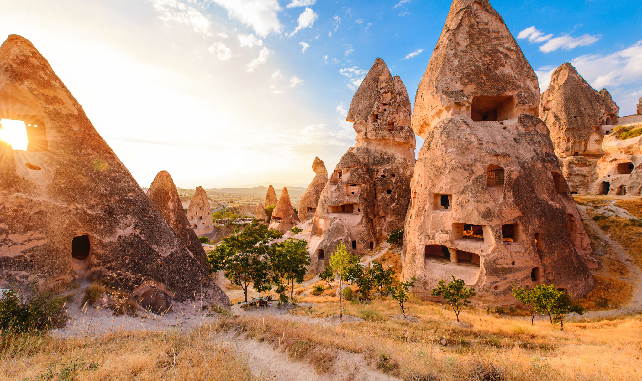 Sunset in Cappadocia, Turkey Sunset in Cappadocia, Turkey
