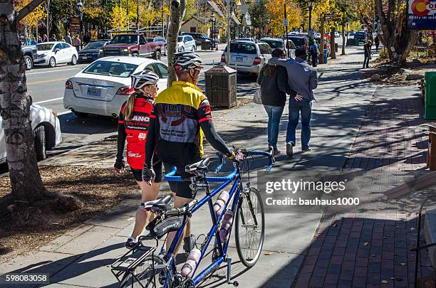 main street, breckenridge, colorado - breckenridge town stock pictures, royalty-free photos & images