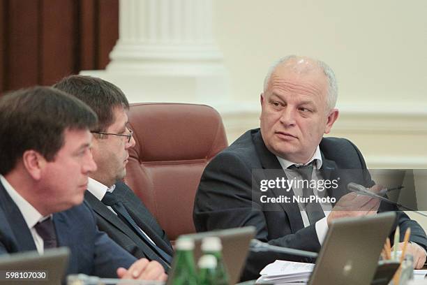 First Vice Prime Minister - Minister of Economic Development and Trade of Ukraine KUBIV Stepan attends the meeting of Government. The Government of...