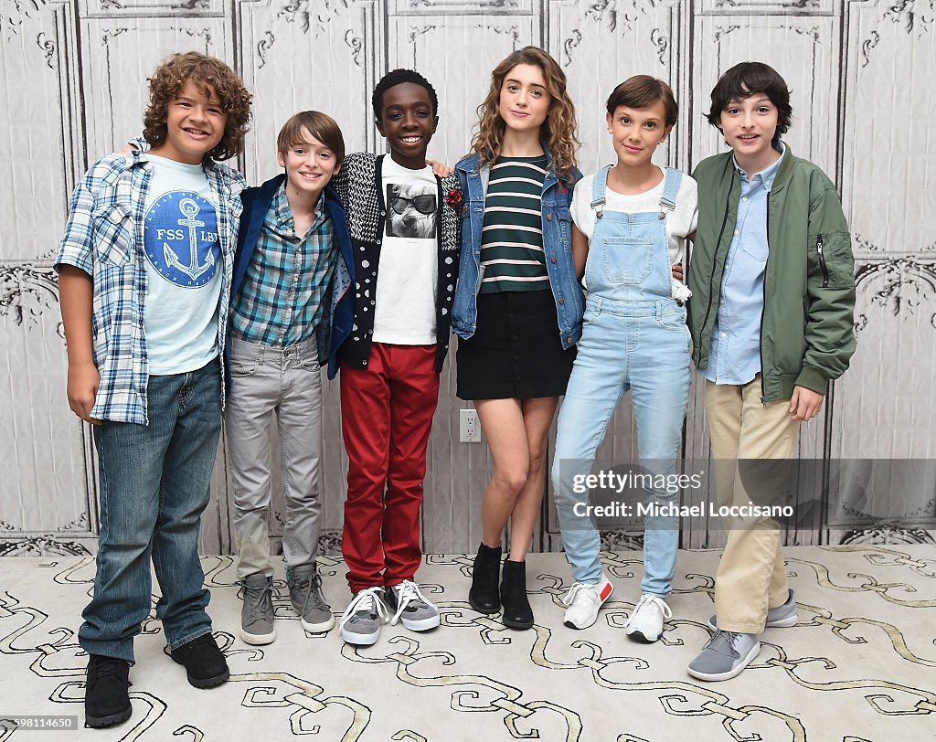 BUILD Series Presents Millie Bobby Brown, Gaten Matarazzo, Noah Schnapp, Natalia Dyer, Finn Wolfhard And Caleb McLaughlin Of "Stranger Things"