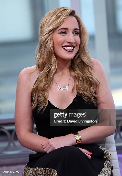 Actress Harley Quinn Smith visits Hollywood Today Live at W Hollywood on August 31, 2016 in Hollywood, California.