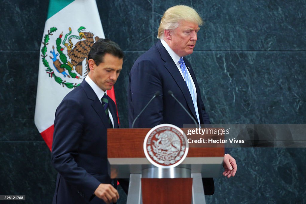 President Pena Nieto Receives Donald Trump