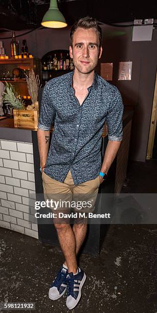 Matthew Lewis attends the press night/afterparty for "Unfaithful" on August 31, 2016 in London, England.