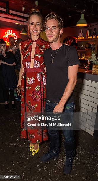 Ruta Gedmintas and Luke Treadway attend the press night/afterparty for "Unfaithful" on August 31, 2016 in London, England.