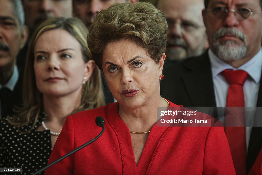 Brazil Lawmakers Vote To Impeach President Dilma Rousseff
