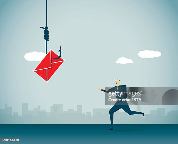 fishing - phishing email stock illustrations