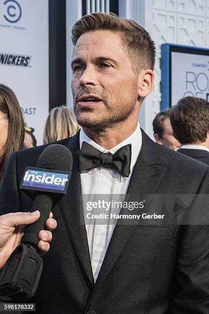 Rob Lowe attends the Comedy Central roast of Rob Lowe held at Sony Studios on August 27, 2016 in Los Angeles, California.