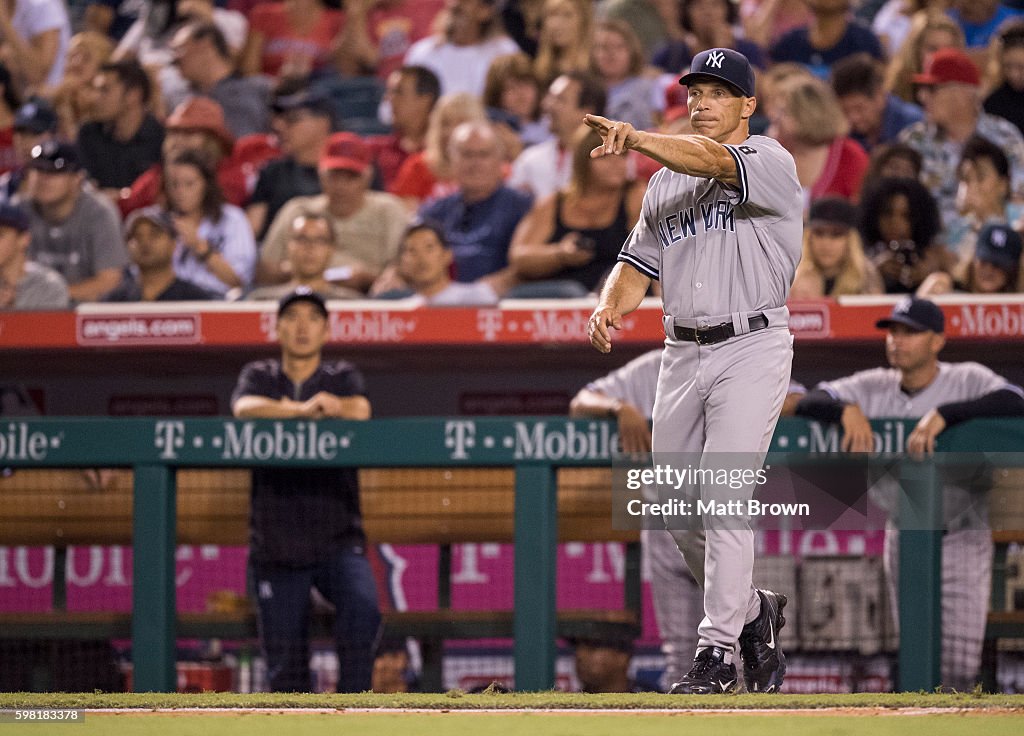 New York Yankees v Los Angeles Angels of Anaheim