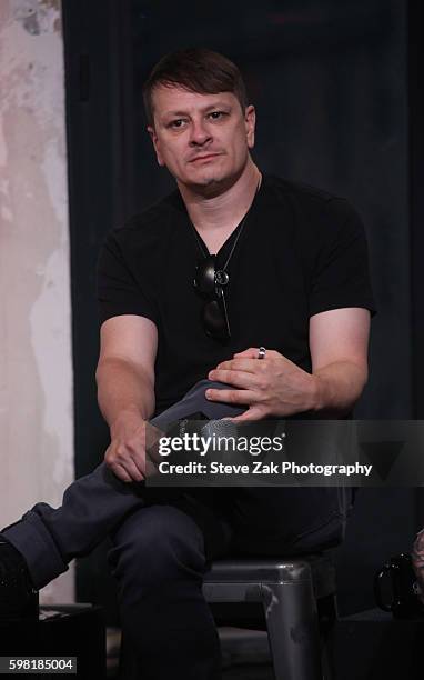 Ray Luzier of Korn attends Build Series to discuss "The Serenity Of Suffering"at AOL HQ on August 31, 2016 in New York City.