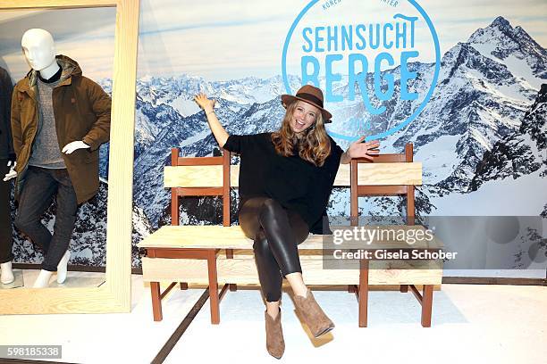 Nina Eichinger during the KONEN fall/winter season opening on August 31, 2016 in Munich, Germany.