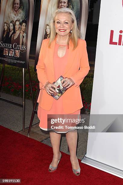 Actress Jacki Weaver attends the premiere of Lifetime's "Sister Cities" held at Paramount Theatre on August 31, 2016 in Hollywood, California.