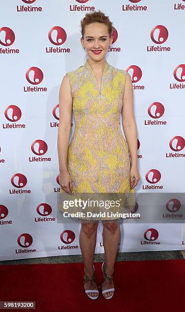 Actress Jess Weixler attends the premiere of Lifetime's "Sister Cities" at Paramount Theatre on August 31, 2016 in Hollywood, California.