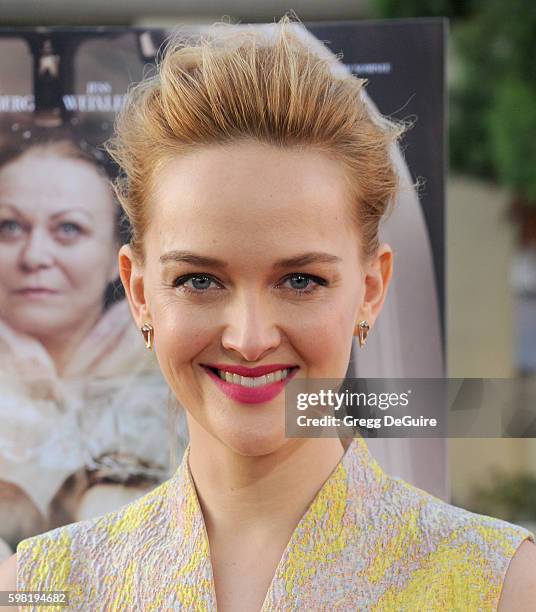 Actress Jess Weixler arrives at the premiere of Lifetime's "Sister Cities" at Paramount Theatre on August 31, 2016 in Hollywood, California.