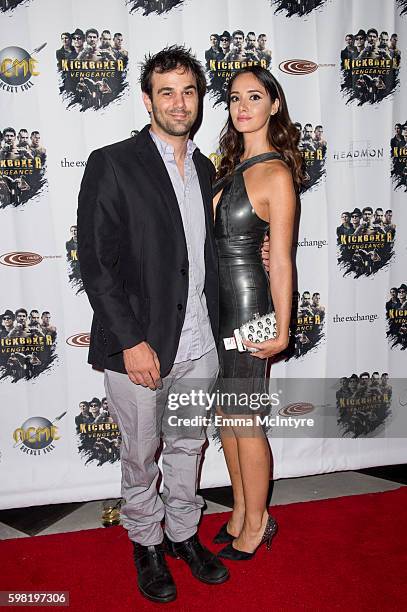 Actress Sara Malakul Lane arrives at the premiere of RLJ Entertainment's 'Kickboxer: Vengeance' at iPic Theaters on August 31, 2016 in Los Angeles,...