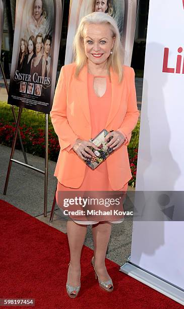 Actress Jacki Weaver attends the Los Angeles screening of Lifetime's 'Sister Cities' at Paramount Theatre on August 31, 2016 in Hollywood, California.