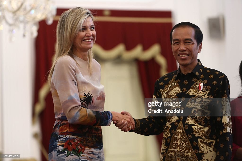 Queen Maxima of the Netherlands visits Indonesia