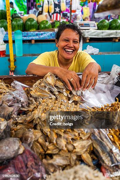 market in jakarta, indonesia - indonesia street market stock pictures, royalty-free photos & images