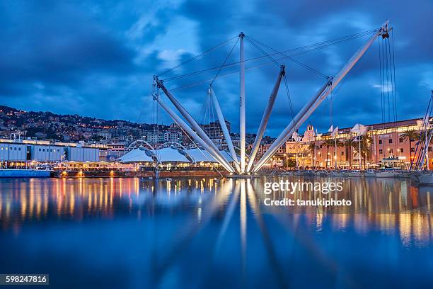 porto vecchio di genova - genova foto e immagini stock