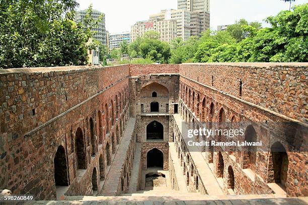 step well agarsen ki bowli - connaught place bildbanksfoton och bilder