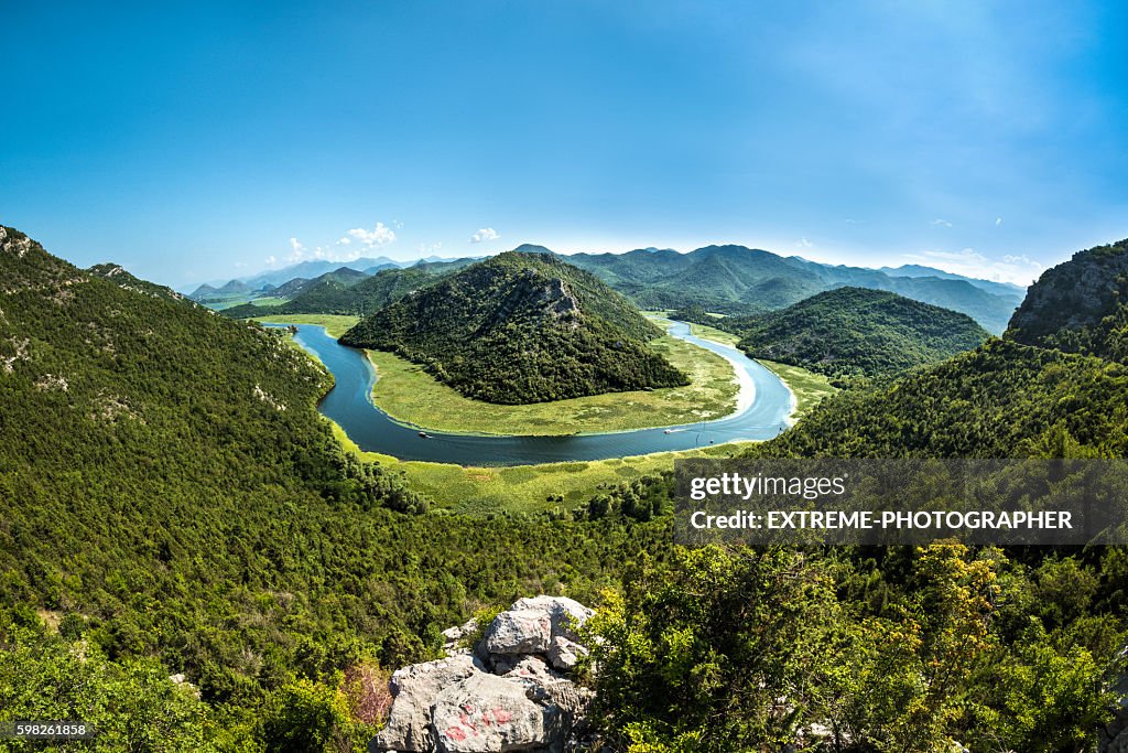 Rijeka Crnojevica 、モンテネグロ