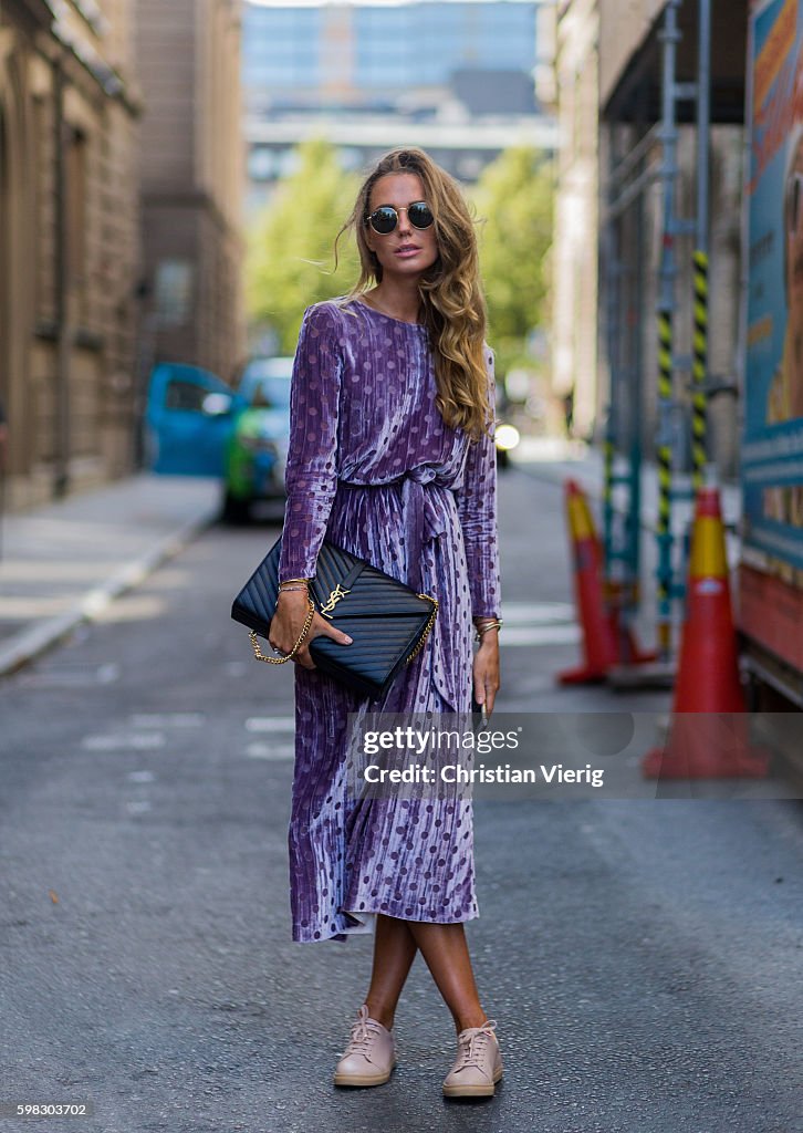 Stockholm Fashion Week Spring/Summer 2017 - Street Style