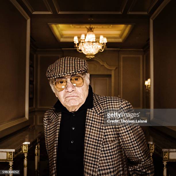 Director Francesco Rosi is photographed for Self Assignment on February 9, 2009 in Paris, France.