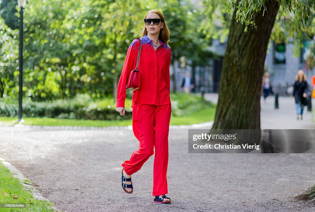 Stockholm Fashion Week Spring/Summer 2017 - Street Style