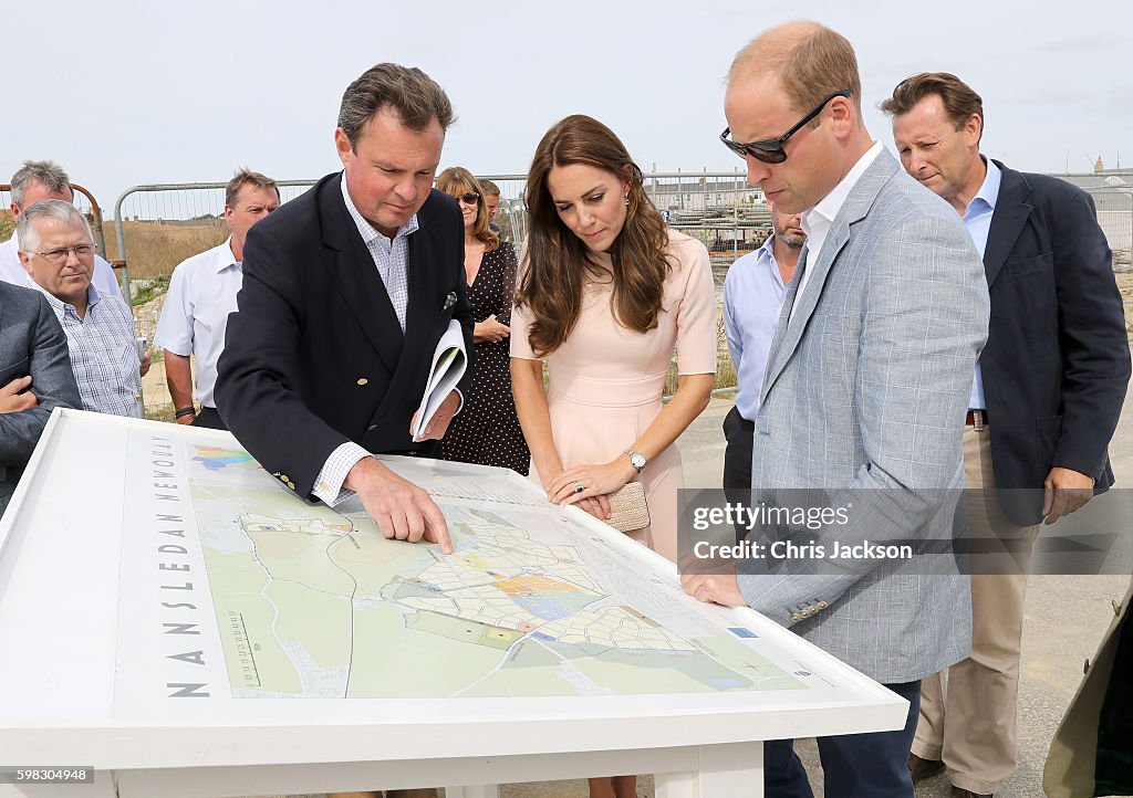 The Duke & Duchess Of Cambridge Visit Cornwall