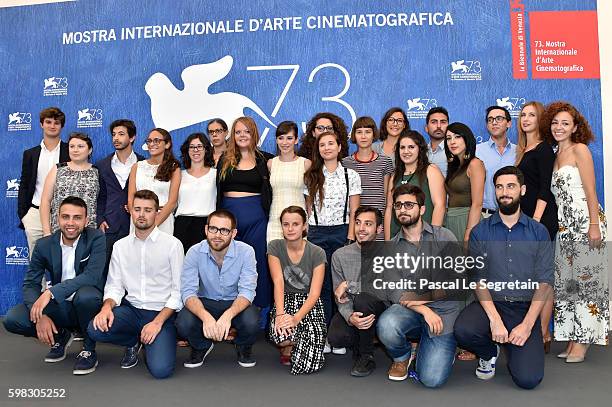 Venice Classics' Jury Photocall attend the 'Venezia Classici' Jury Photocall during the 73rd Venice Film Festival at on September 1, 2016 in Venice,...