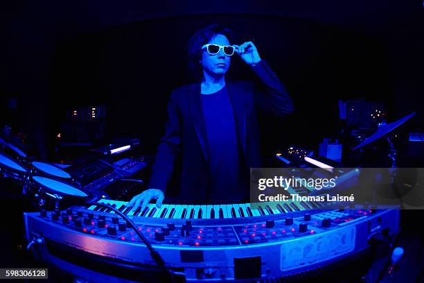 Musician Jean-Michel Jarre is photographed for Self Assignment on November 9, 2009 in Paris, France.