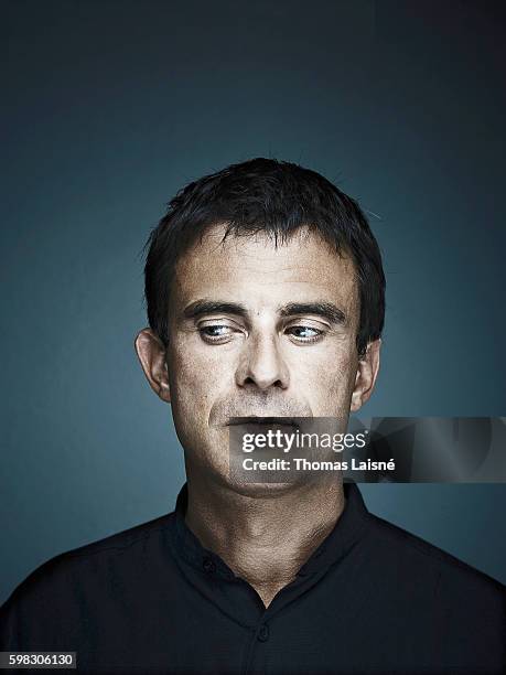 Politician Manuel Valls is photographed for Self Assignment on September 22, 2009 in Paris, France.