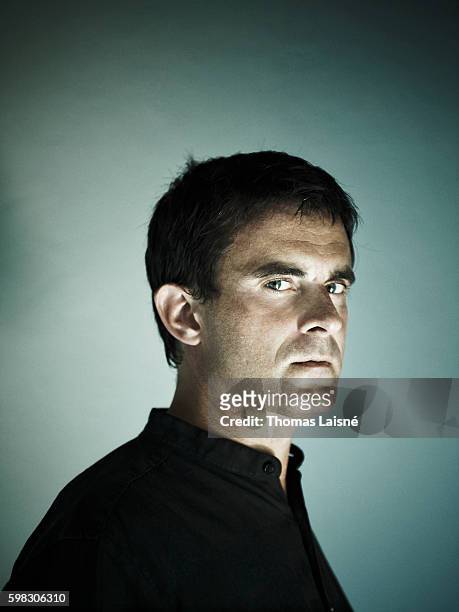 Politician Manuel Valls is photographed for Self Assignment on September 22, 2009 in Paris, France.