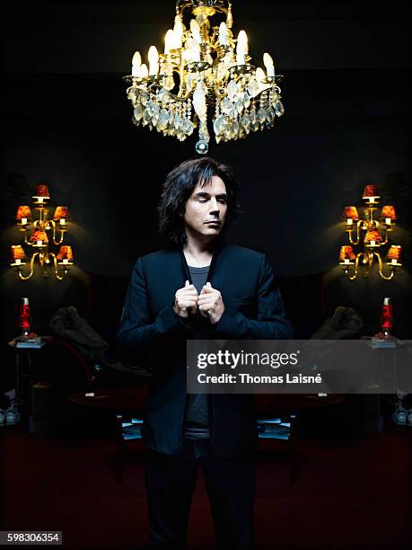 Musician Jean-Michel Jarre is photographed for Self Assignment on November 9, 2009 in Paris, France.