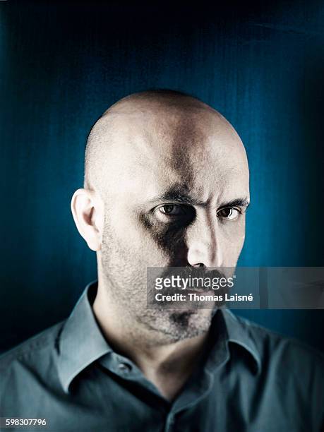 Director Gaspar Noe is photographed for Self Assignment on April 12, 2010 in Paris, France.